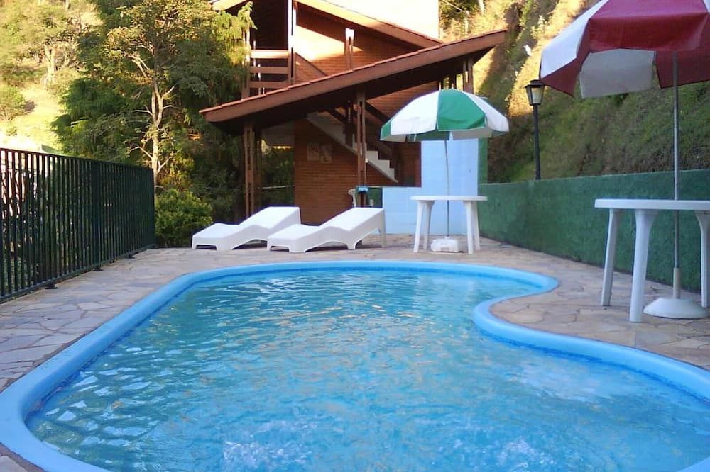 Chales Pousada Serra Negra - סרה נגרה - בריכה