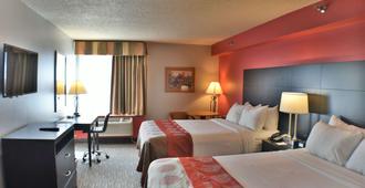 華美達機場酒店和套房 - 秀克瀑布 - 蘇福爾斯 - 臥室