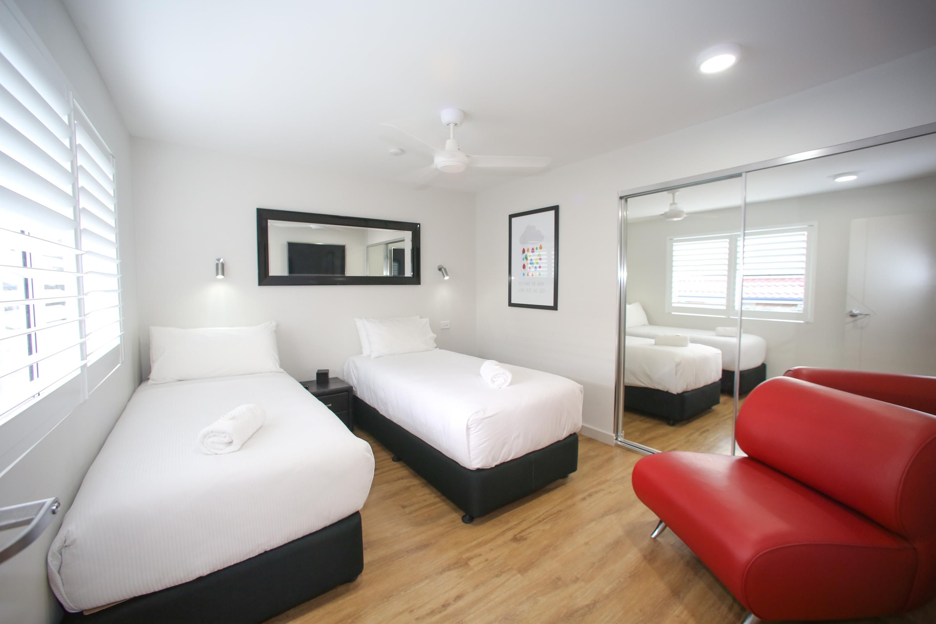 جيسموند إكزجيوتيف فيلاز - نيوكاسل - غرفة نوم