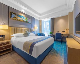 Yijin Meiyi Hotel (Yichang Jiefang Road Pedestrian Street) - Yichang - Schlafzimmer