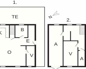 Home in Nordborg, 6 guests - Nordborg - Floorplan