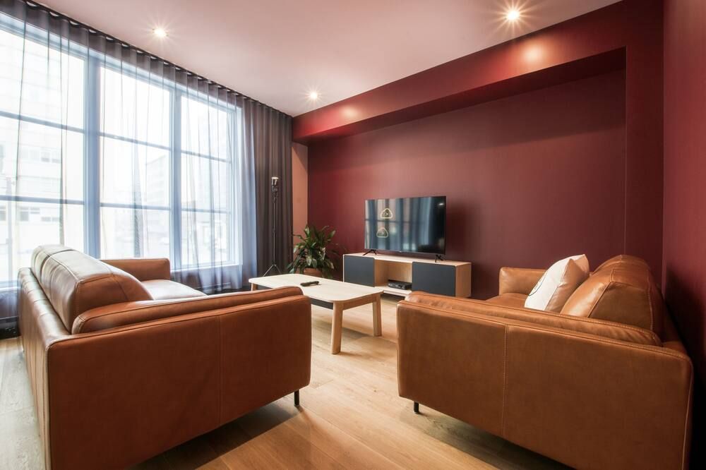 ليه لوفتس دورشيستر - باي لي لوفتس فيو كويبيك - كويبيك ستي - غرفة معيشة