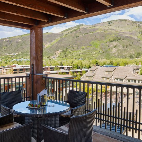 Balcony view of Residences at The Little Nell