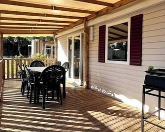 mobilhome grand confort 6 couchages Cap Ferret - Le Canon - Patio