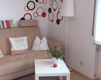 Sunny, cosy and quiet appartment with a view to Salzburg, close to the city - Ainring - Obývací pokoj