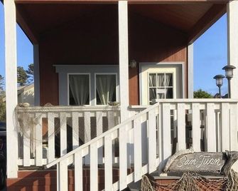 San Juan - Cozy tiny pet friendly home in the heart of the historic Noyo harbor - Fort Bragg - Balkon