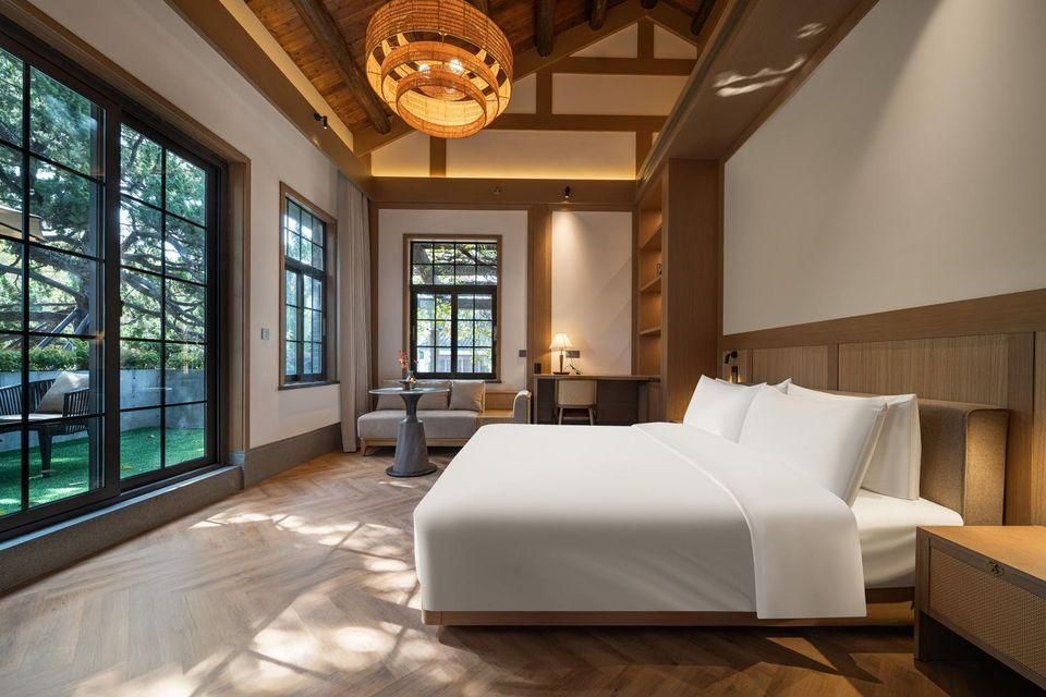 Shanghai Jiading Villa Garden Hotel - שנחאי - חדר שינה