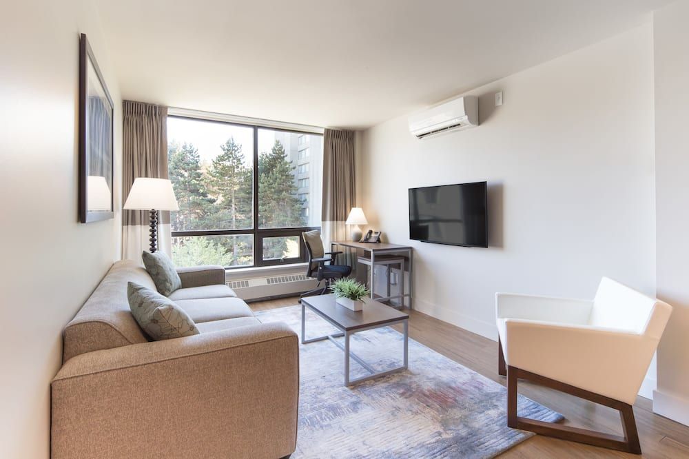 جايدج سويتس آت يو بي سي - فانكوفر - غرفة معيشة