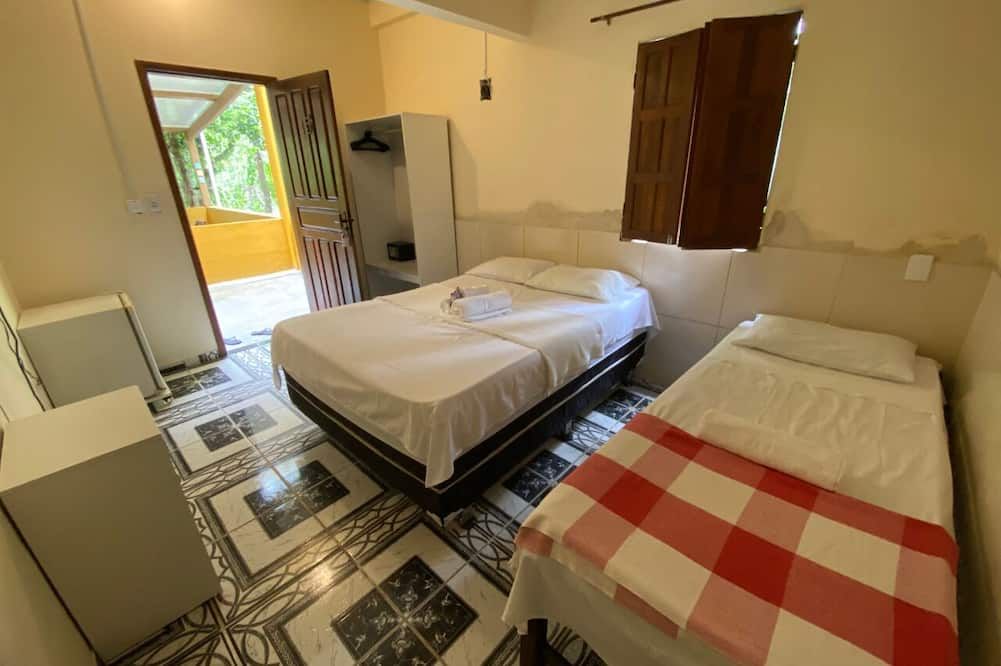 Pousada Alto da Praia - פורטו סגורו - חדר שינה