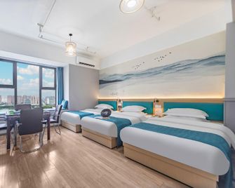 Xiangshan Bang Hotel (Cangzhou College High-speed Railway South Station Branch) - Bozhou - Спальня