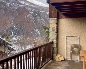 Spacious chalet with panoramic view of the Ecrins Park peaks - Vallouise-Pelvoux - Balcony