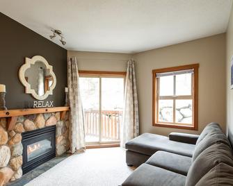 Ski in, Ski out Fireside Retreat - Sun Peaks - Living room