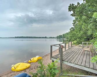 Lakeview 10-Acre Kimball Cabin with Private Beach! - Kimball - Outdoors view