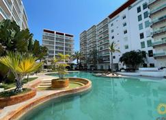 1014 Habitación en pacífika excelente ubicación - Mazatlán - Pool