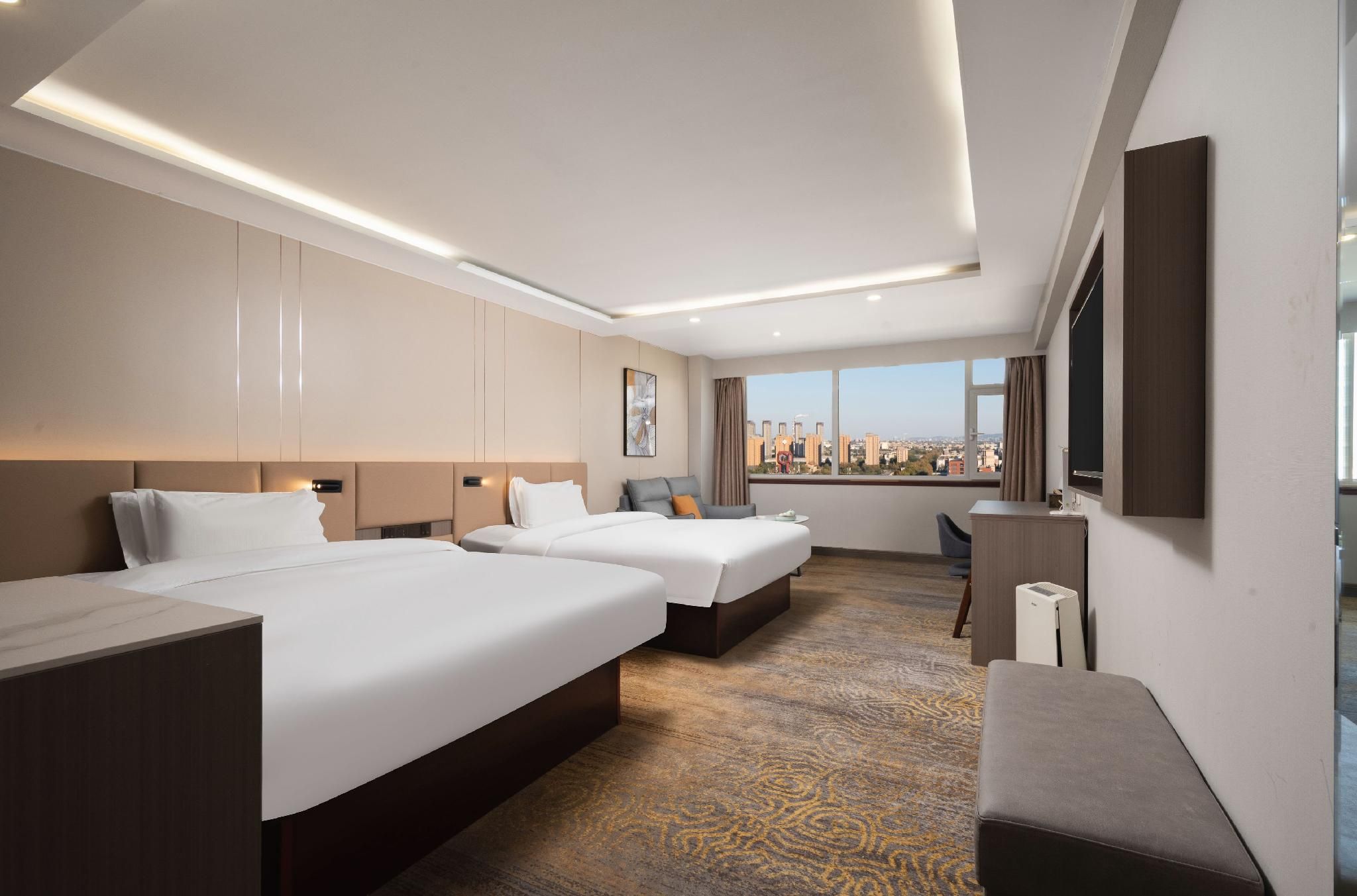 Rose Hotel - Zibo - Schlafzimmer