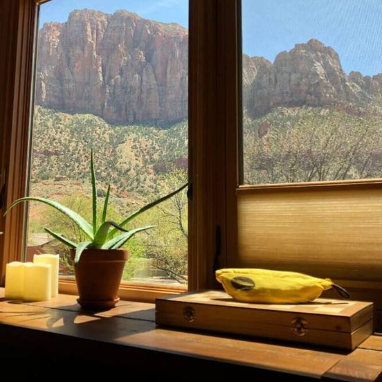 Room amenity view of Explore Zion Np! The Watchman View Haven & Tower