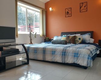 King Size, Jacuzzi. Dream House. A 5 Minutos del Centro y Pueblos Mágicos - Coatepec - Bedroom