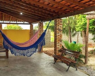 Charmoso chalé a 800 m da praia de Barra Grande/PI - Cajueiro da Praia - Patio