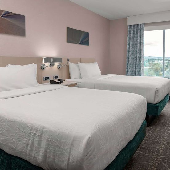 Bedroom view of Hilton Garden Inn Colorado Springs Downtown
