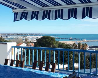 Stunning Views Of The Sea And Harbor, Free Wifi, Air Conditioning, Max 4 People - Sant Carles de la Ràpita - Balkon