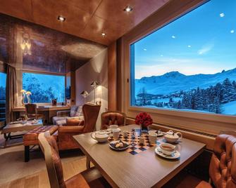 Tschuggen Grand Hotel - The Leading Hotels of the World - Arosa - Ruokailuhuone