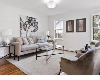 Convenient to lakes, bike trails, parks. Dog-friendly. Fenced Yard. - Saint Louis Park - Living room