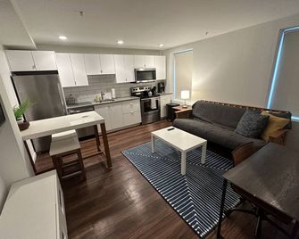 Newly furnished 1 bed, steps to Boston's restaurants, museums, hospitals, Fenway - Boston - Living room