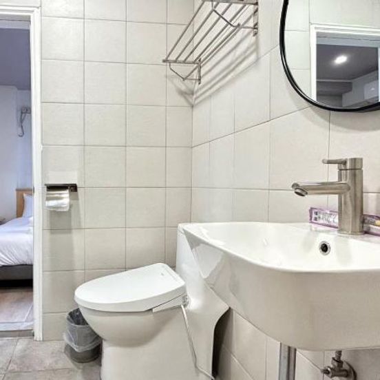 Bathroom view of Yan Bin Hotel