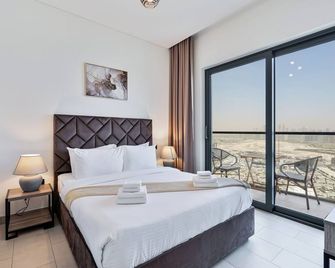 Pvh - Sobha Waves - Serene 1br Minutes To Downtown - Dubaï - Chambre