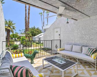 Chic Palm Springs Gem with Patio and Pool Access! - Palm Springs - Balcón