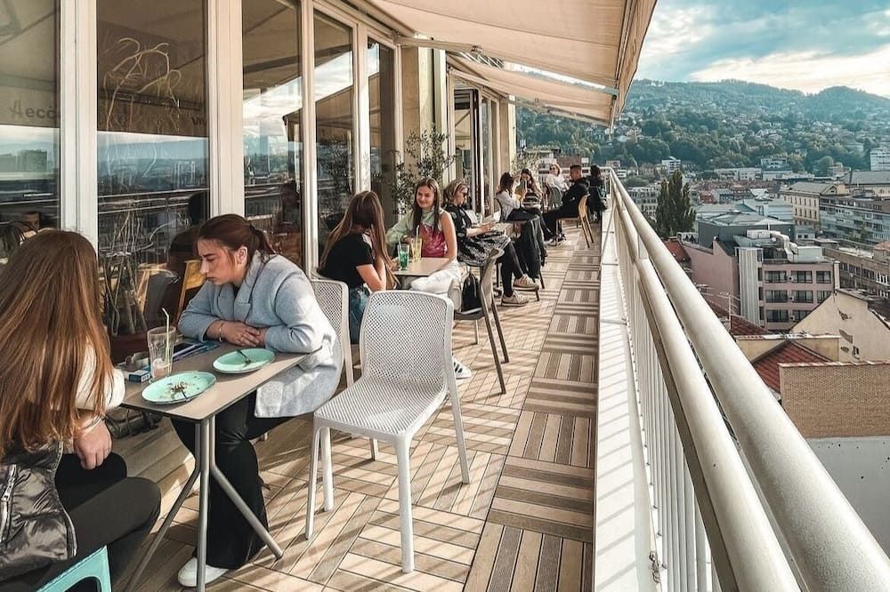 فندق هيكو ديلوكس - سراييفو - شرفة