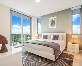 Luxury Condo with Den at Design District - מיאמי - חדר שינה