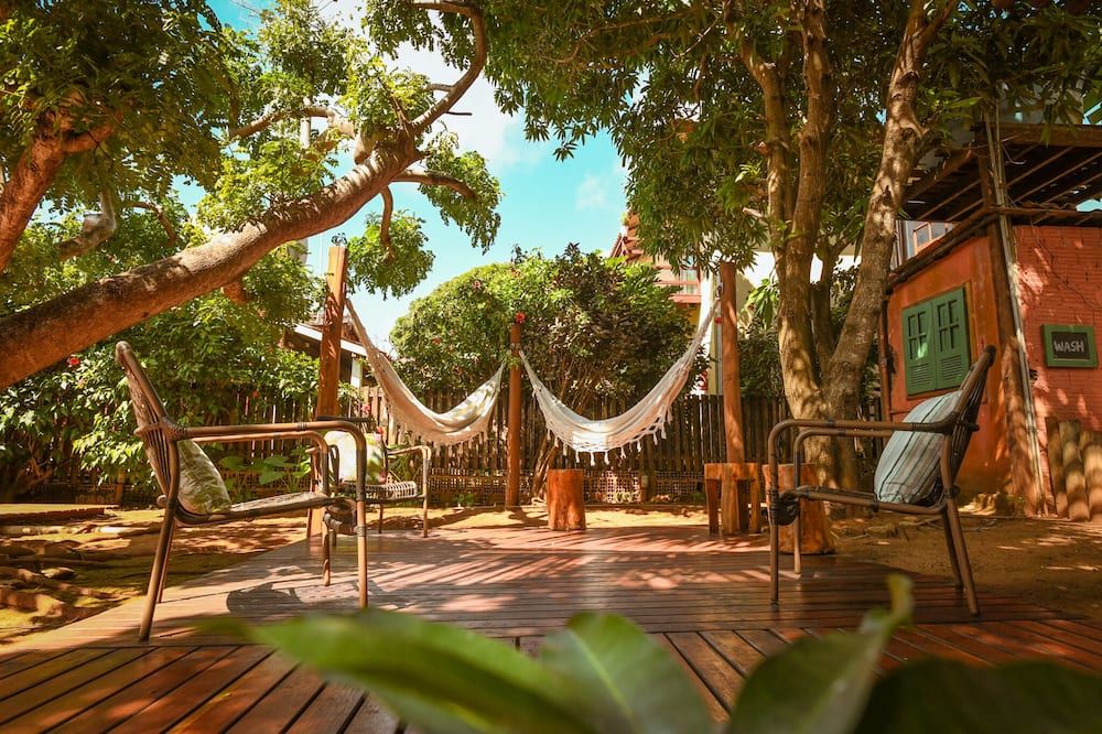 Ecocharme Pousada Pedra do Mar - פרננדו די נורוניה - פטיו