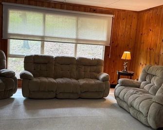 Adorable 2-bedroom cabin in Clarion perfect for a relaxing getaway - Clarion - Living room