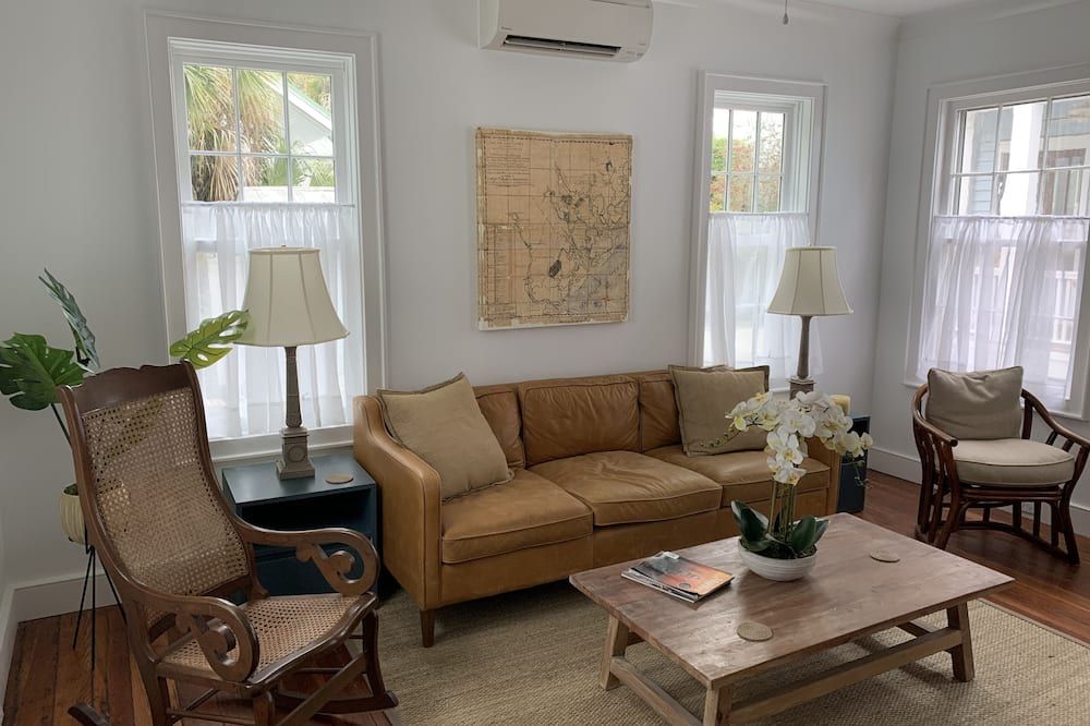 Living room view of Completely Renovated Historic Home in Perfect Location of Downtown Beaufort