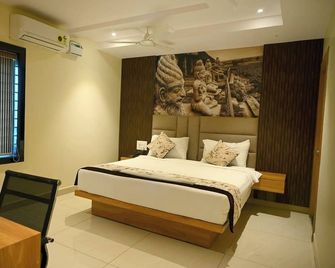 The Butterfly Luxury Serviced Apartments Ramachandra Vijayawada - Віджайавада - Спальня