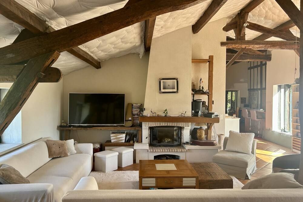 Maison Sympa , Grande Piscine , Aucuns vis à vis et la Fibre ! - Betbezer-d'Armagnac - Sala de estar