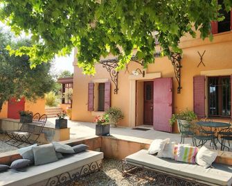 Charming XVIIth century bastide, swimming pool on 4000m2 of enclosed land. - Cabriès - Binnenhof
