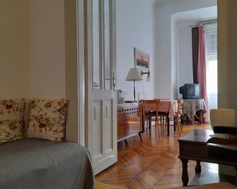 Next Danube river , personal welcome , private guided tours and homerestaurant - Budapest - Wohnzimmer