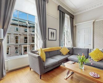 Cairn BNB Introduces Blythswood Apartments - Experience exceptional luxury living in Glasgow's most desirable location - Glasgow - Sala de estar