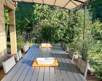 Detached 135 m2 house at 650 m altitude between Vercors and Provence. - Saillans - Patio
