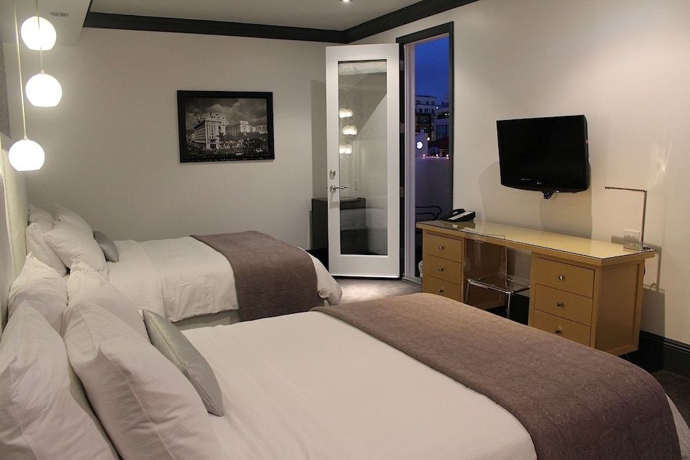 Bedroom view of La Pensione Hotel