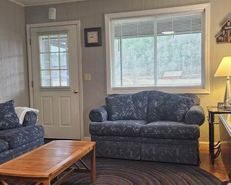 Private Riverfront Cabin - Galax - Living room