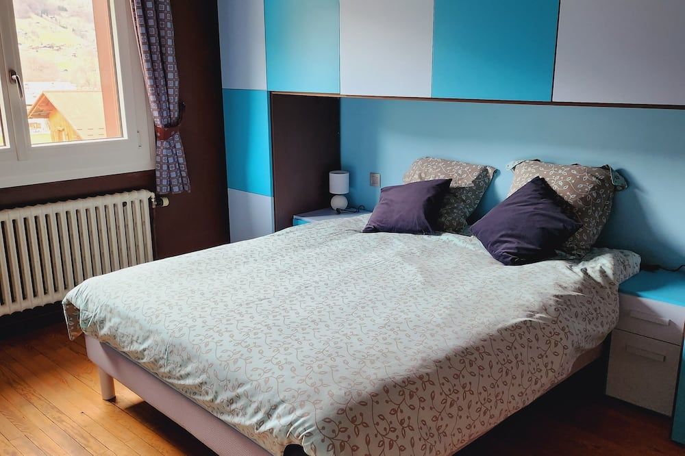 Les Balcons du Mont-Blanc : Appartement centre village - Cordon - Chambre