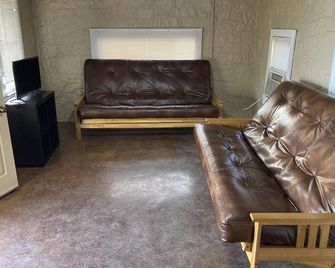 Lake front weekend getaway cabin #9 - غراهام - غرفة معيشة