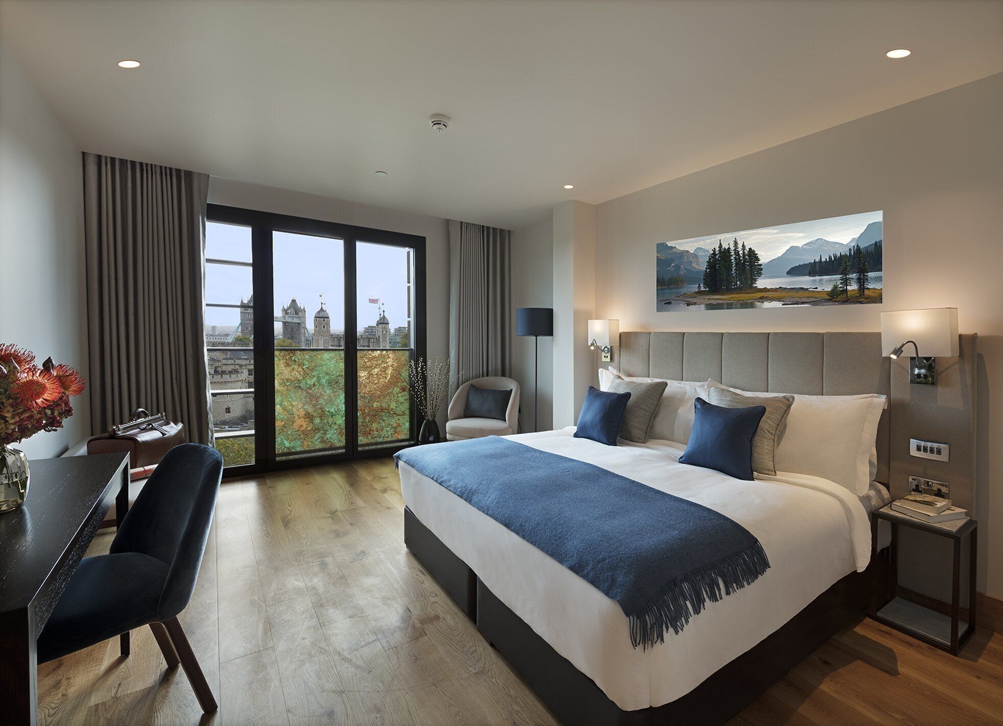 Tower Suites by Blue Orchid - لندن - غرفة نوم