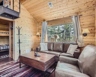 Mountain Cabin In Woods And Views Hot Tub - Jefferson - Living room