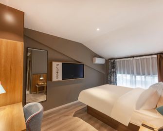 Home Inn Suzhou Mudu Ancient Town Lingyanshan Metro Station - Suzhou - Bedroom