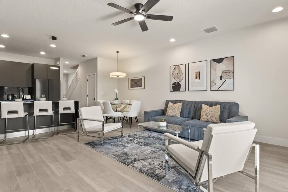 Stunning Townhome With Private Pool Games Room - Clermont - Ložnice