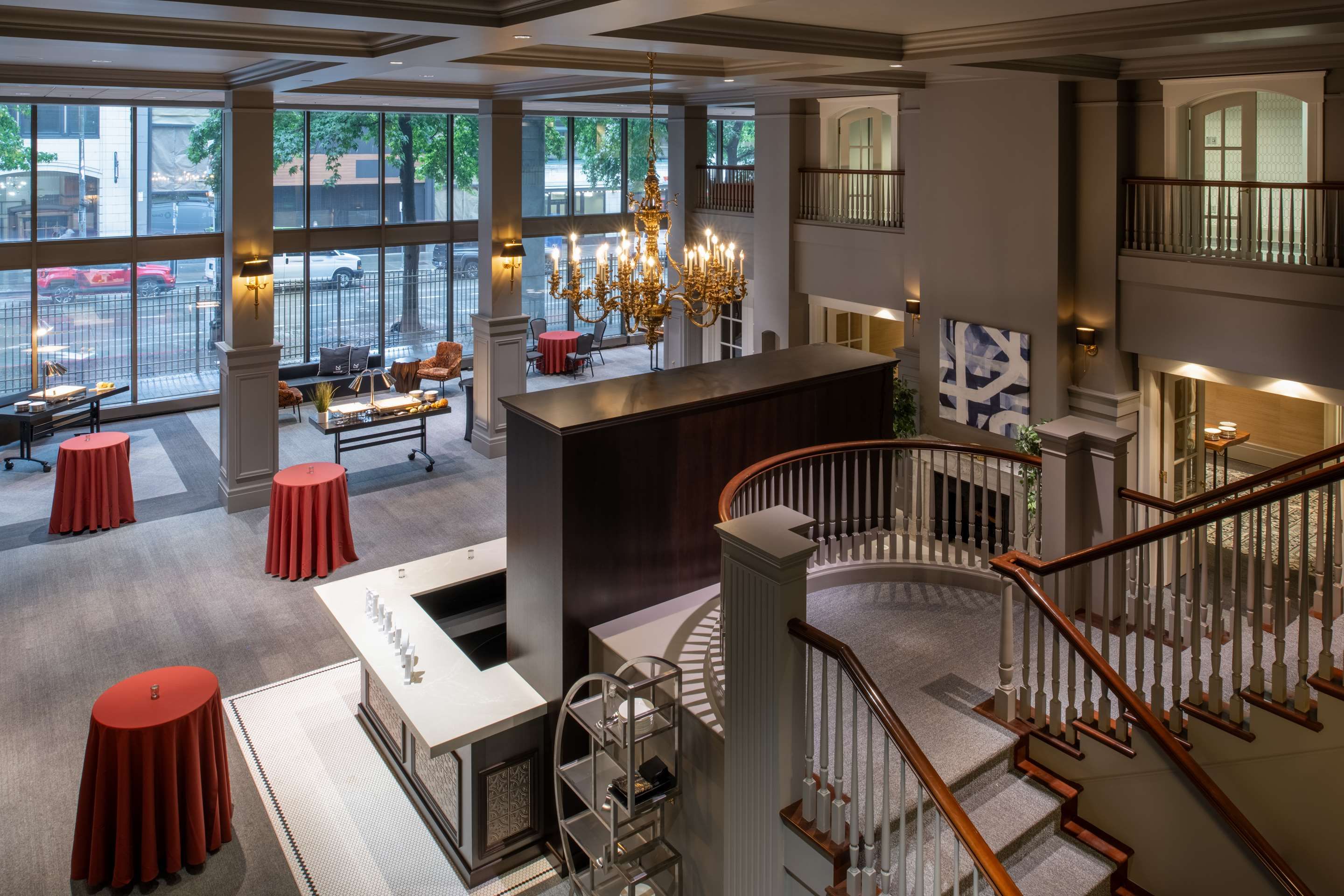 Conference room view of Hilton Motif Seattle